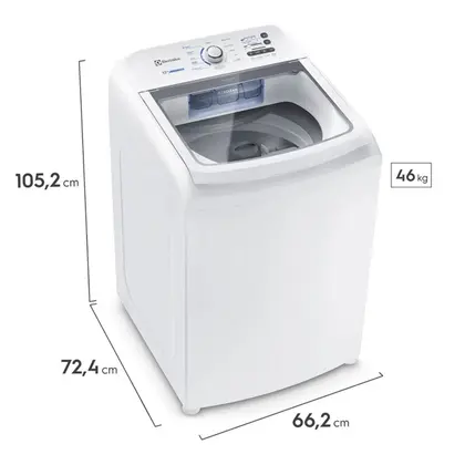 Lavadora Electrolux 17kg fria