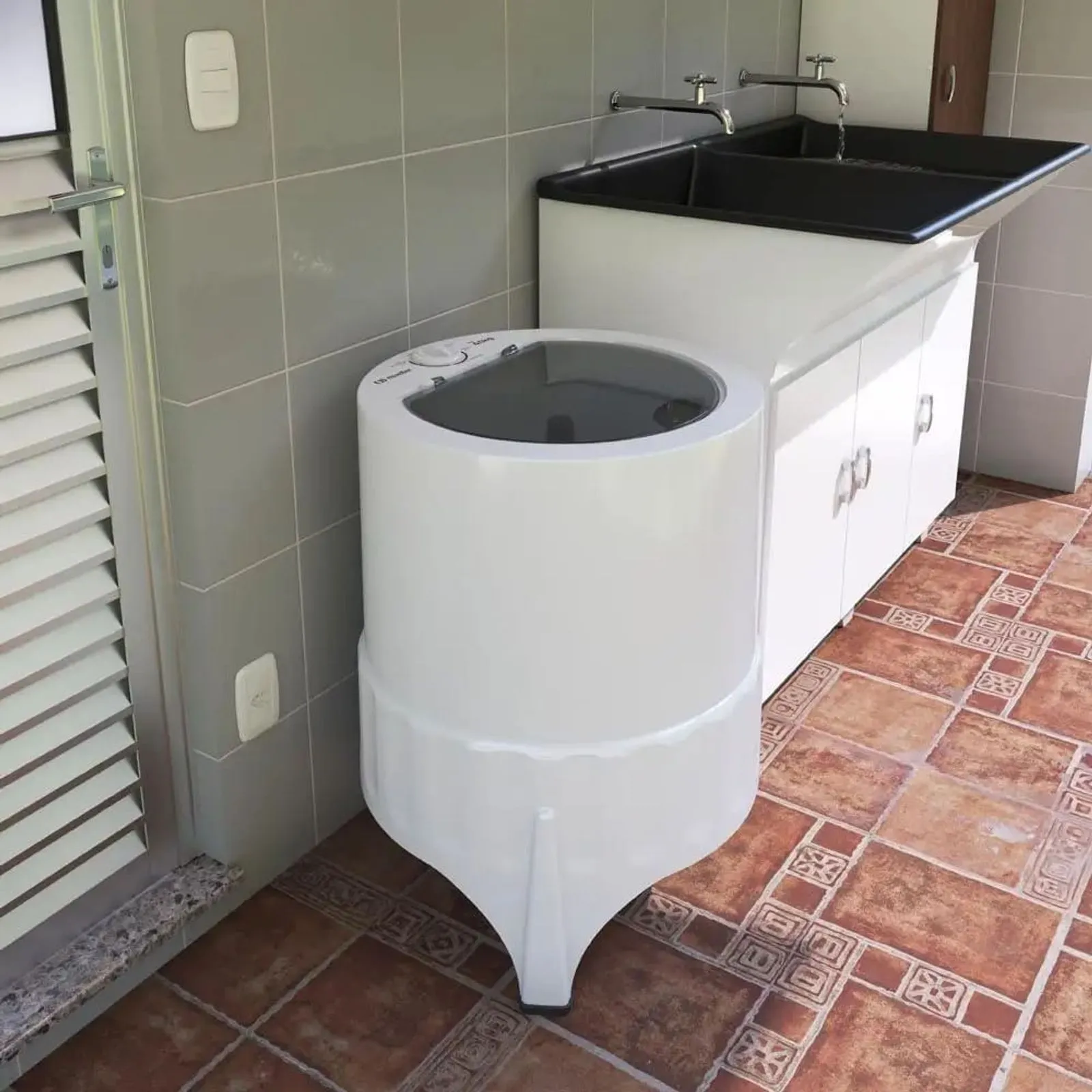 Tanquinho Mueller Plus Fibra Branca 4,5kg