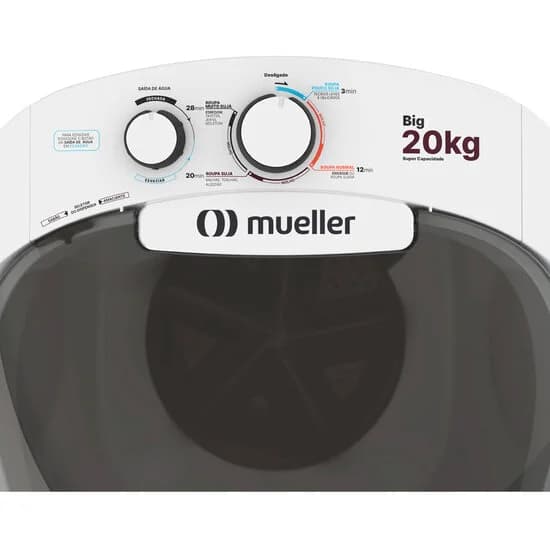 Lavadora Mueller BIG 20Kg Branca