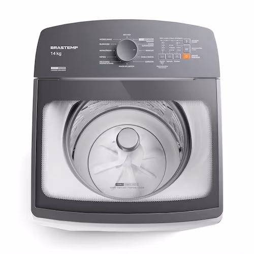 Lavadora Brastemp 14kg Fria Cesto Inox