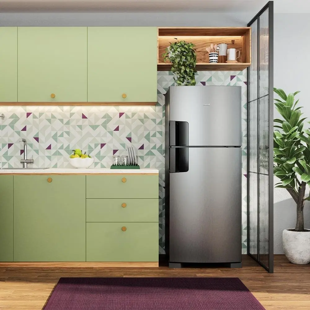 Refrigerador Consul CRM50 410L Frost Free Inox