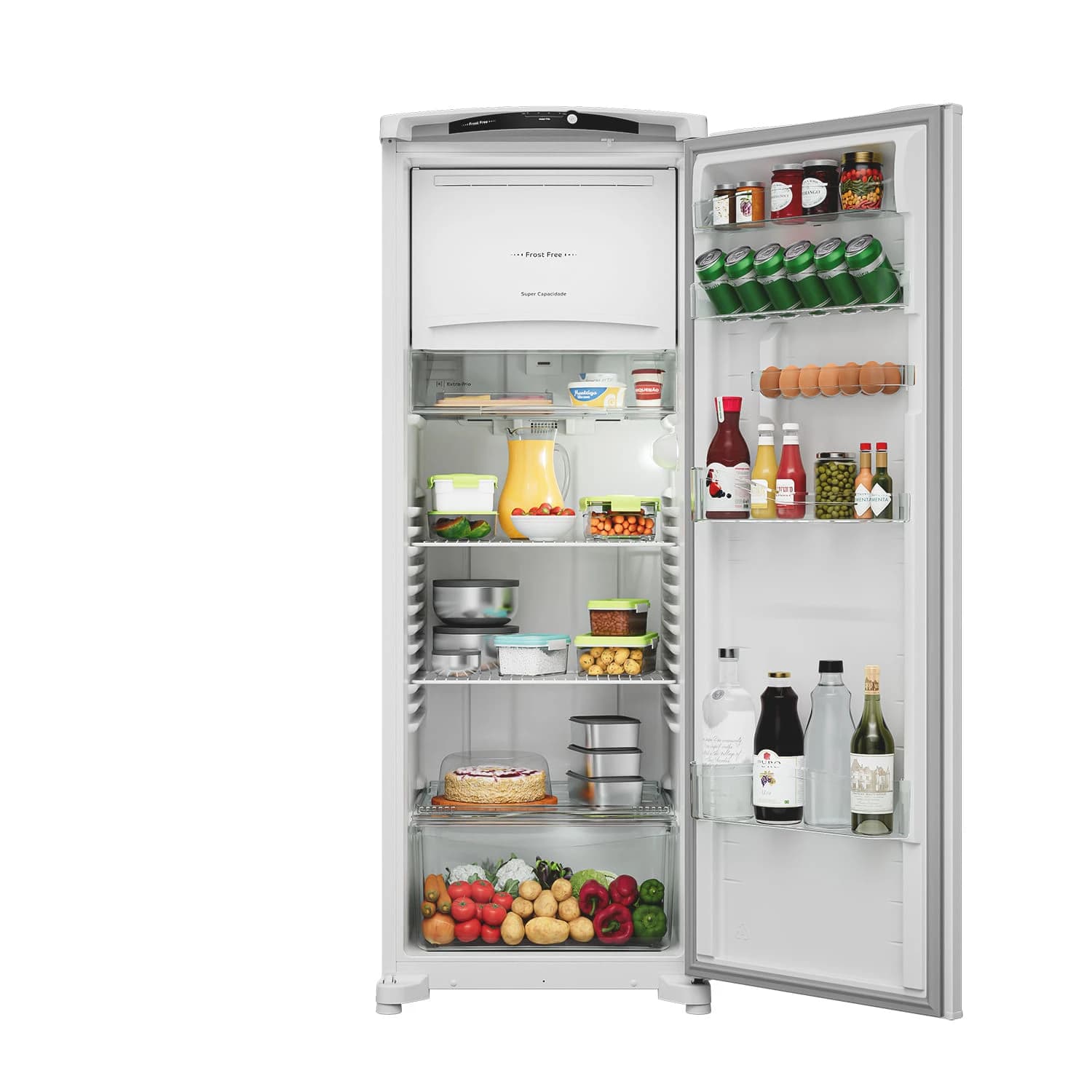 Refrigerador Consul CRB39  342 L Frost Free Branca
