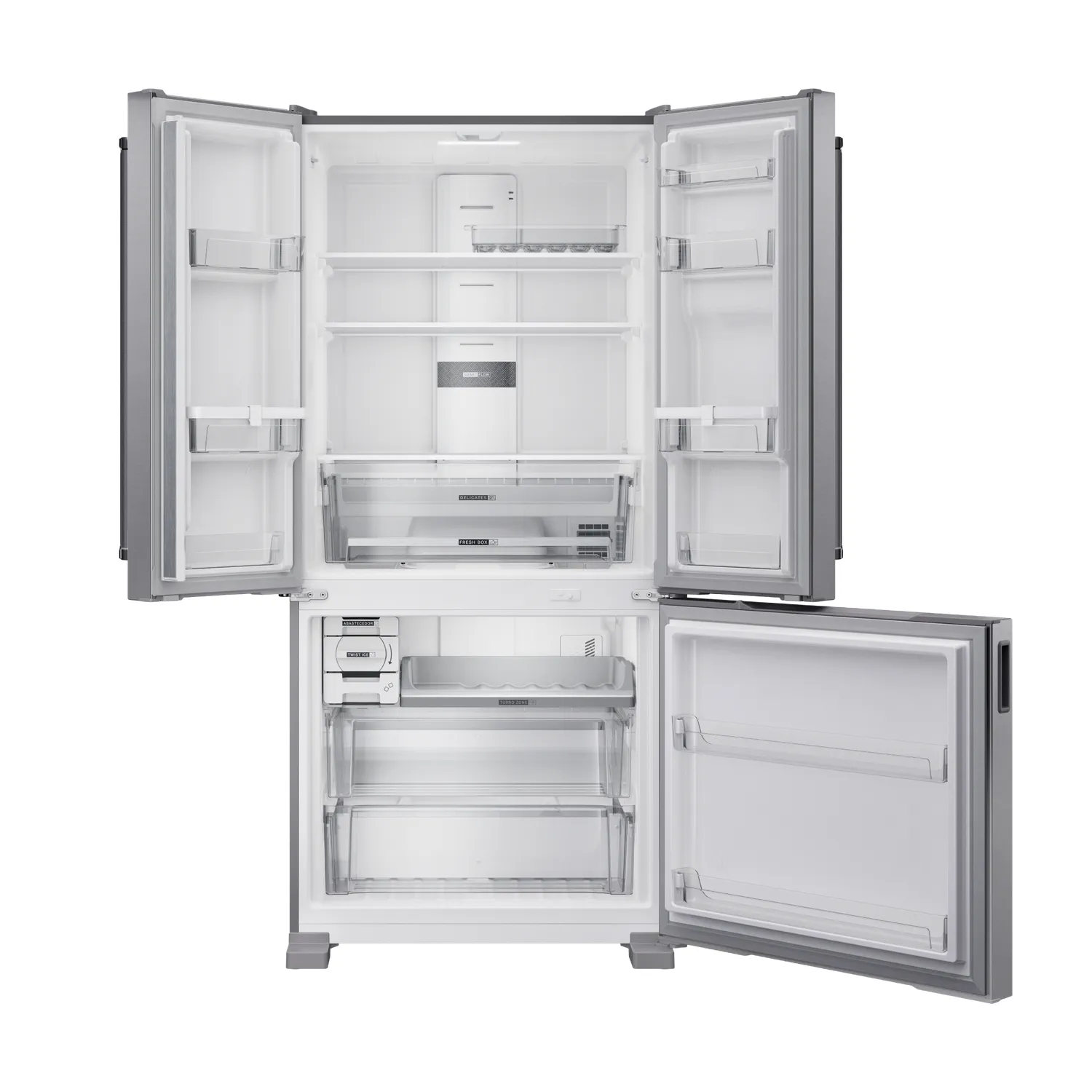 Refrigerador Brastemp 559L French Door 3PT Inox