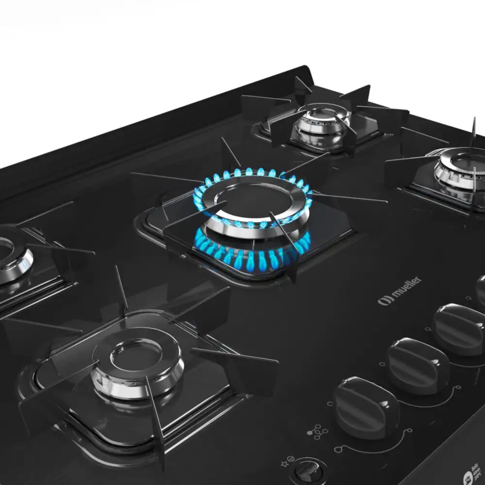 Fogão Mueller 05 BC MFV5BB Preto