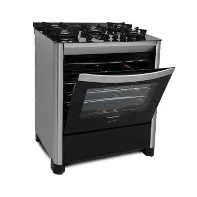 Fogão Fischer 05 BC TC C/ GRILL Inox