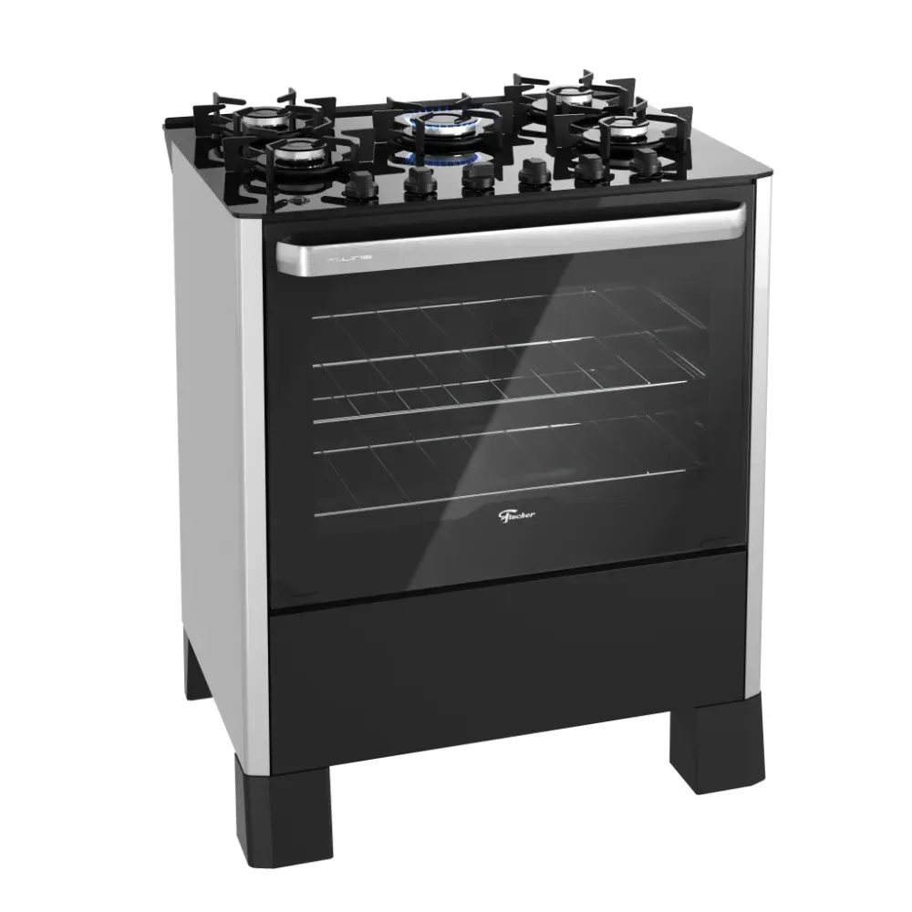 Fogão Fischer 05 BC Fit Line VD Silver