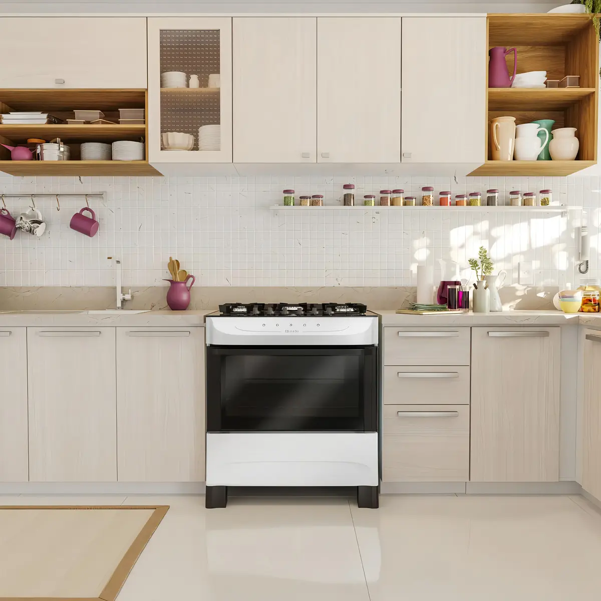 Fogão Mueller 05 BC MFV5BB Branco