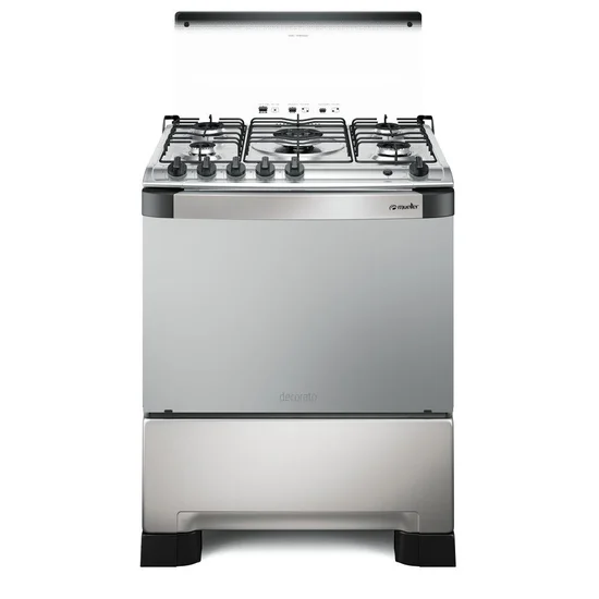 Fogão Mueller 05 BC Decorato Inox