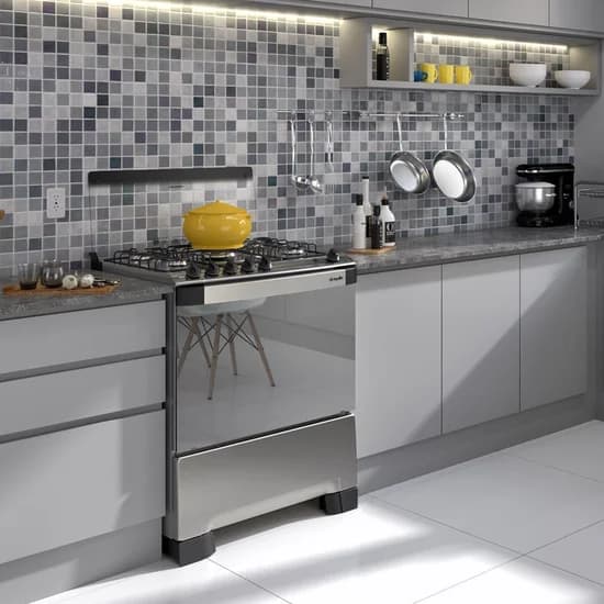 Fogão Mueller 05 BC Decorato Inox