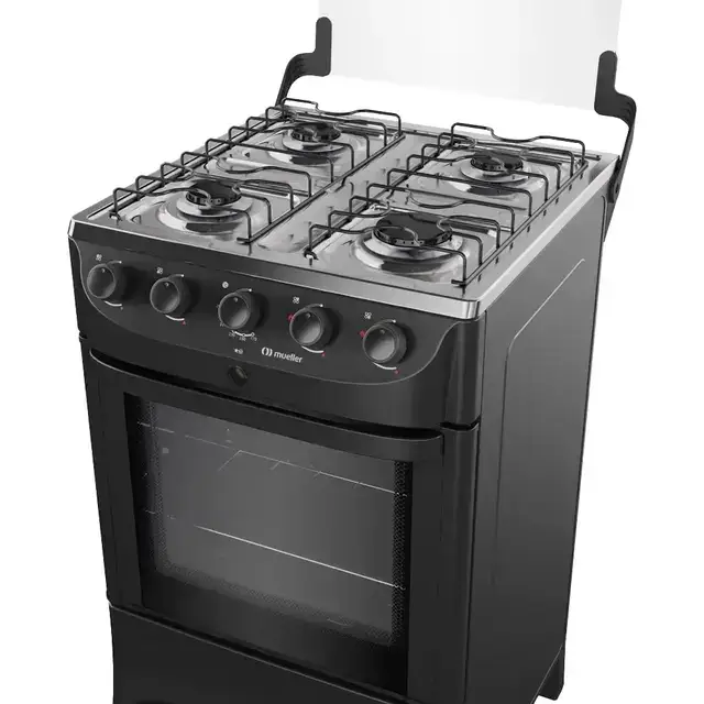 Fogão Mueller 04 BC MFI4BB Preto