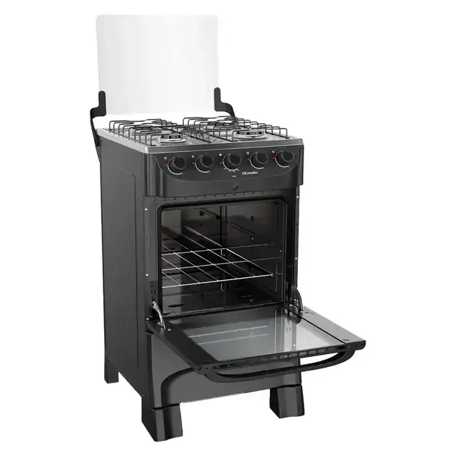 Fogão Mueller 04 BC MFI4BB Preto