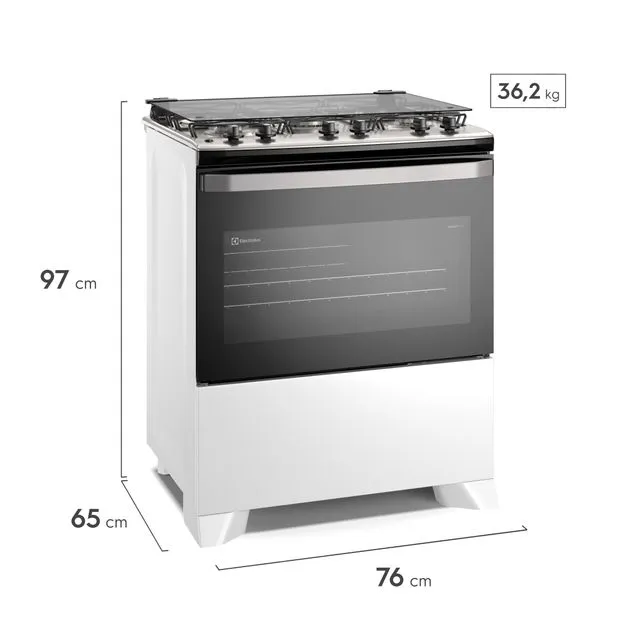 Fogão Electrolux 05 BC Efficient Branco