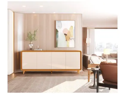 Buffet EDN  Aron 2,00M Off white/cedro