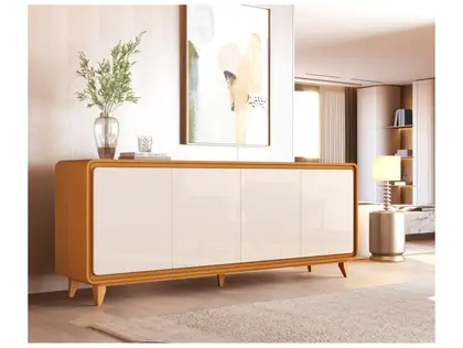 Buffet EDN  Aron 2,00M Off white/cedro
