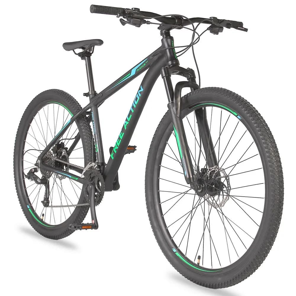 Bicicleta Free Action A29 27V Verde/Acqua