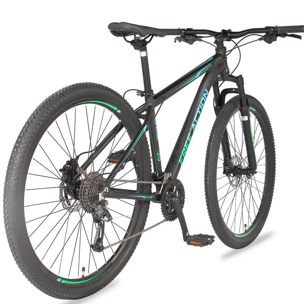 Bicicleta Free Action A29 27V Verde/Acqua