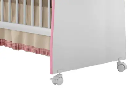 Berço Qmovi D. Sonho Branco/Rosa